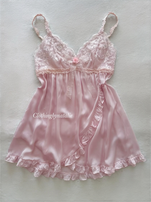 Pink Fairy Chiffon Babydoll size S