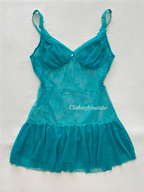 Ethereal Green Mesh Babydoll size S/ small M