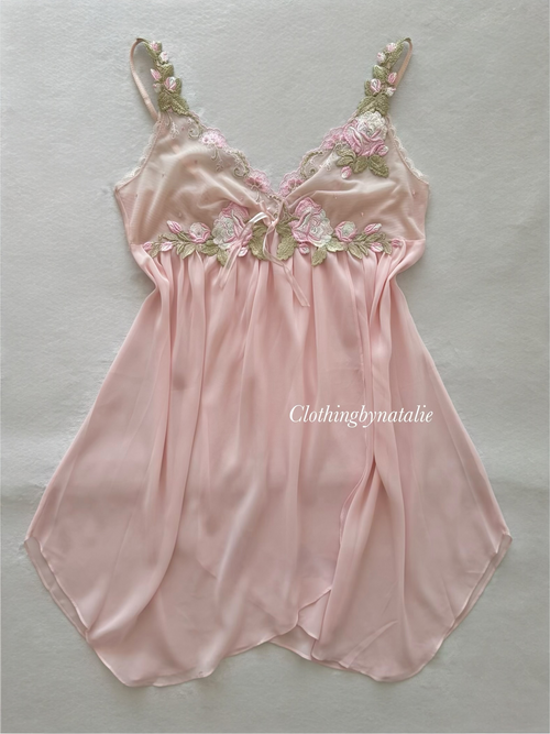 Embroidery Pink Babydoll size M