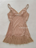 Nude Jersey Nightgown size M