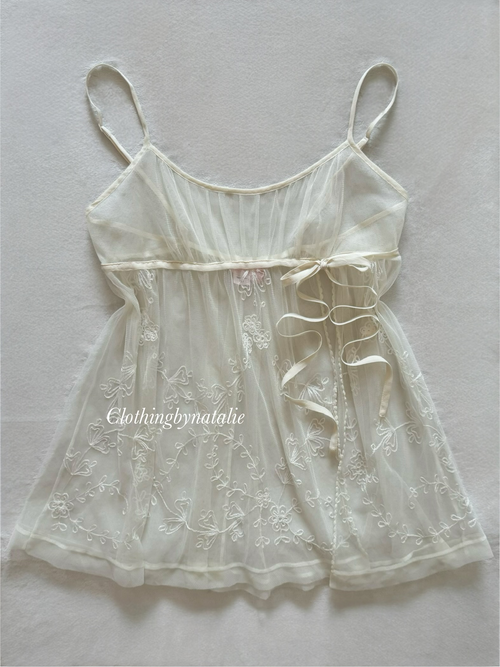 VS Beige Sheer Lace Mini Dress size XS/S