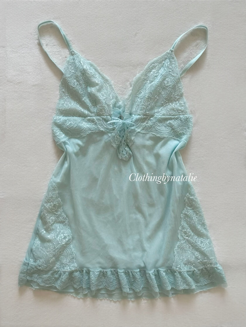Fairy Blue Mesh Mini Dress size S