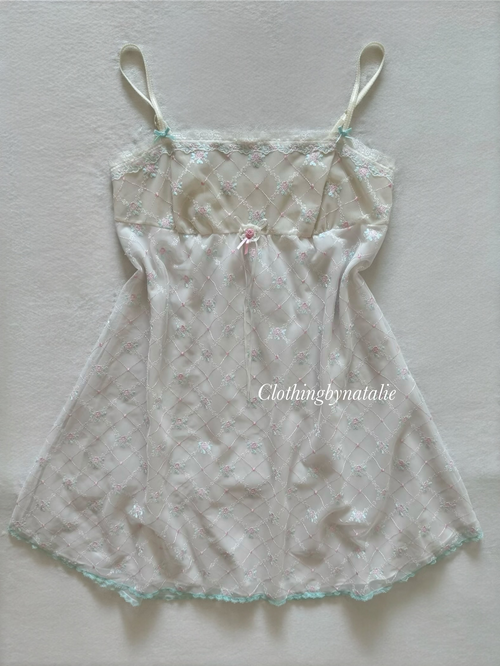 Embroidery Fairy Mesh Babydoll Size S/small M