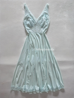 Vintage Luxite Blue Maxi Nightgown size S