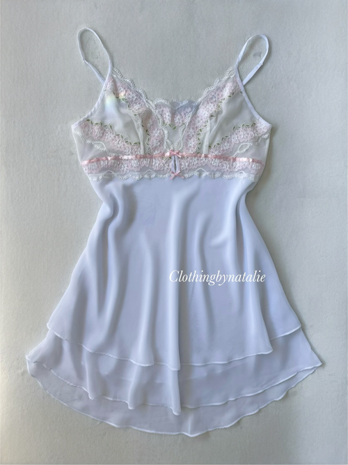 Fairy White Chiffon Babydoll size M