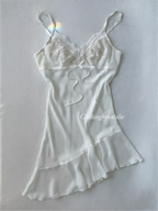 Golden Glitter Sheer Chiffon Slip Size S