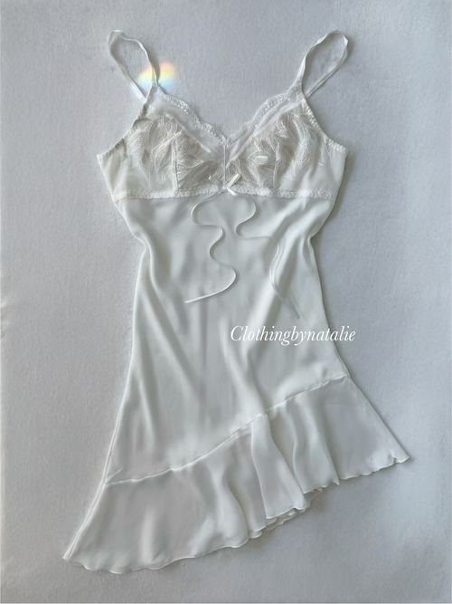 Golden Glitter Sheer Chiffon Slip Size S