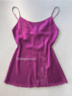 Victoria’s Secret Purple Satin Mini Dress size M/L