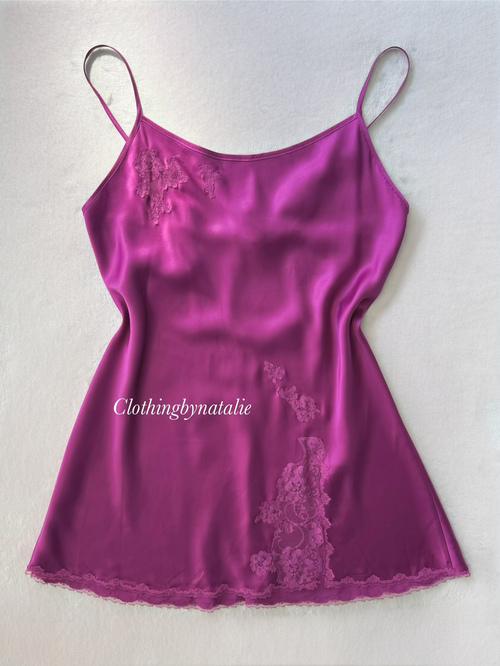 Victoria’s Secret Purple Satin Mini Dress size M/L