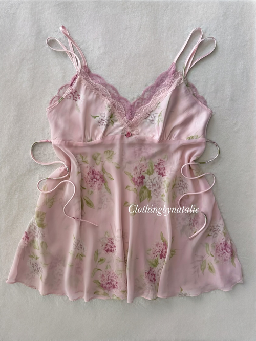 Secret Treasure Floral Pink Babydoll size M