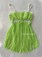 Fairy Green Sheer Mesh Babydoll size M
