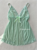 Green Sheer Mesh Babydoll size M