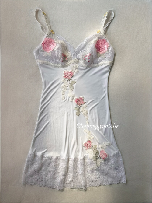 Nylon White Nightgown size XS/S