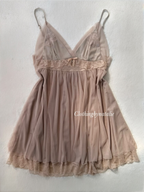 Whimsical Purple Mesh Babydoll size M