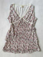 Floral Lace Tutu Blouse size S