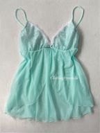 Fairy Teal Mesh Babydoll size S/M