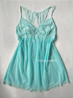 Fairy Teal Mesh Babydoll size M