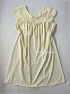 Shadowline Yellow Nylon Nightgown size S/small M