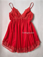 Fairy Red Lace Babydoll size M
