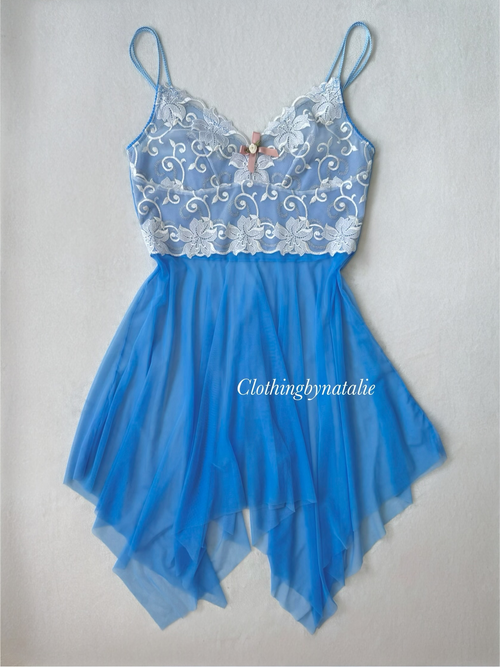 Ocean Blue Mesh Slip size S