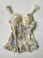 Yellow Bustier Chiffon Cami size 80B